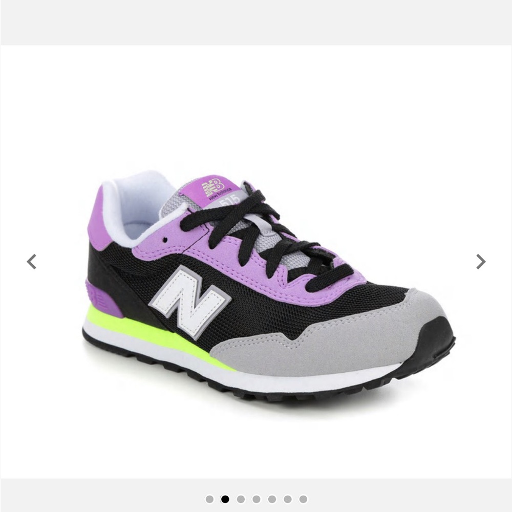 New Balance Athletic Shoes - Black, Gray, Purple, Green